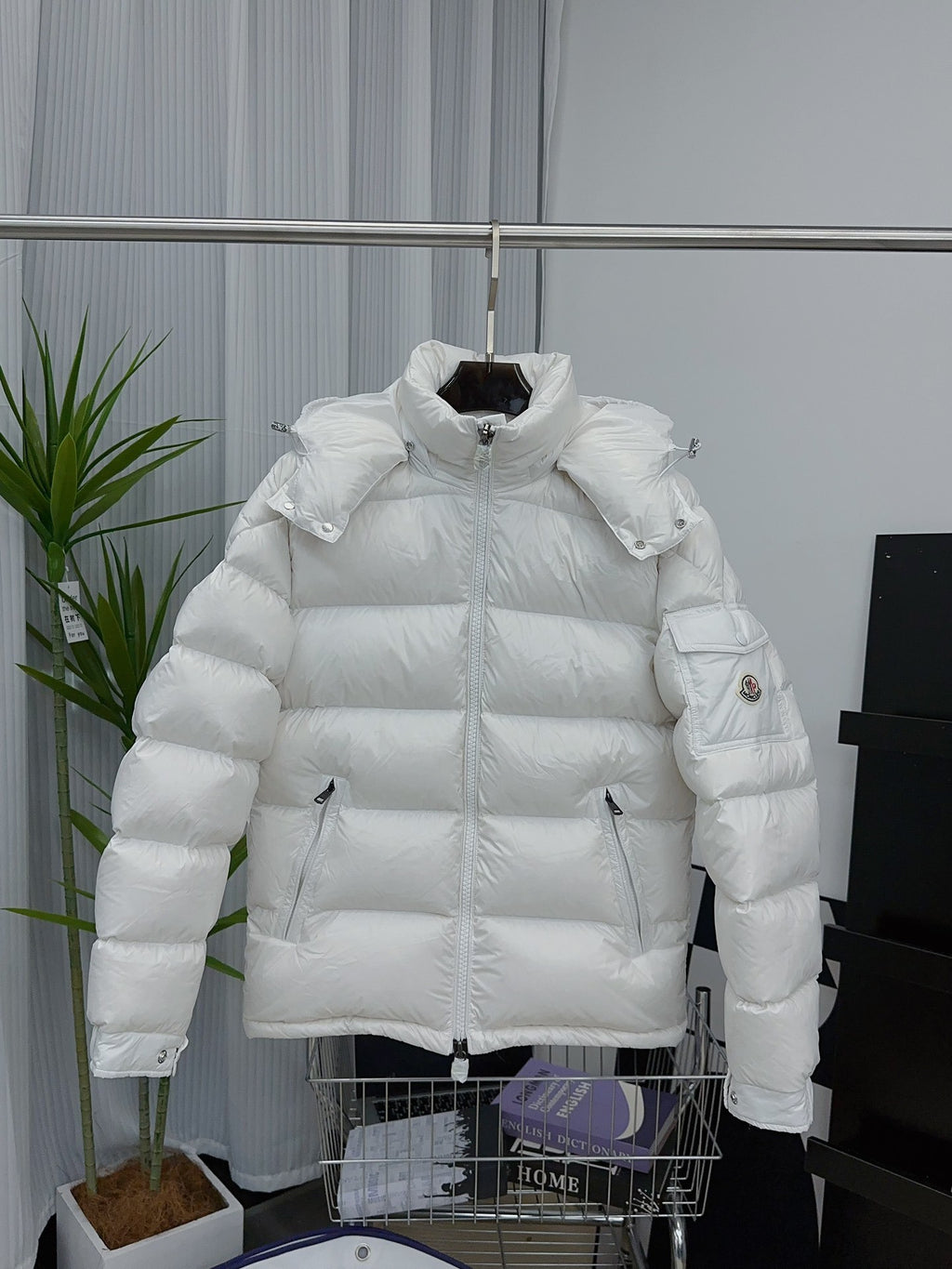 Moncler Maya Hooded Quilted Puffer Jacket
