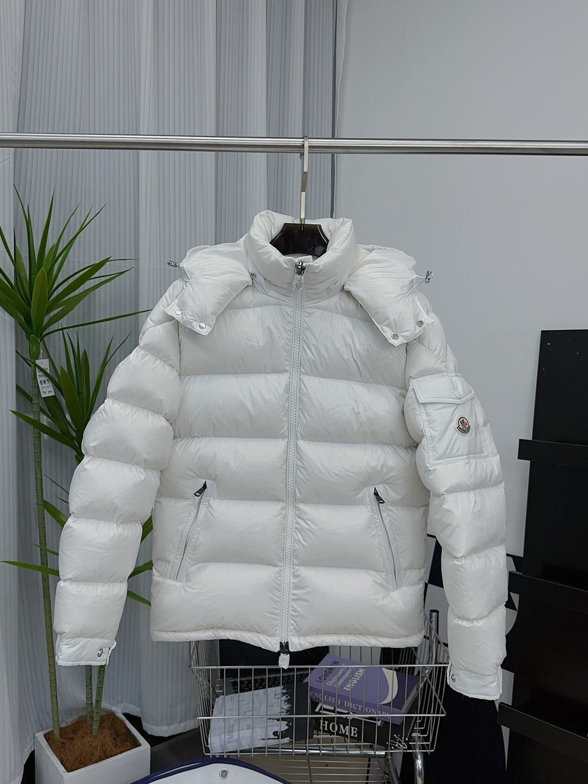 Moncler Maya Hooded Quilted Puffer Jacket