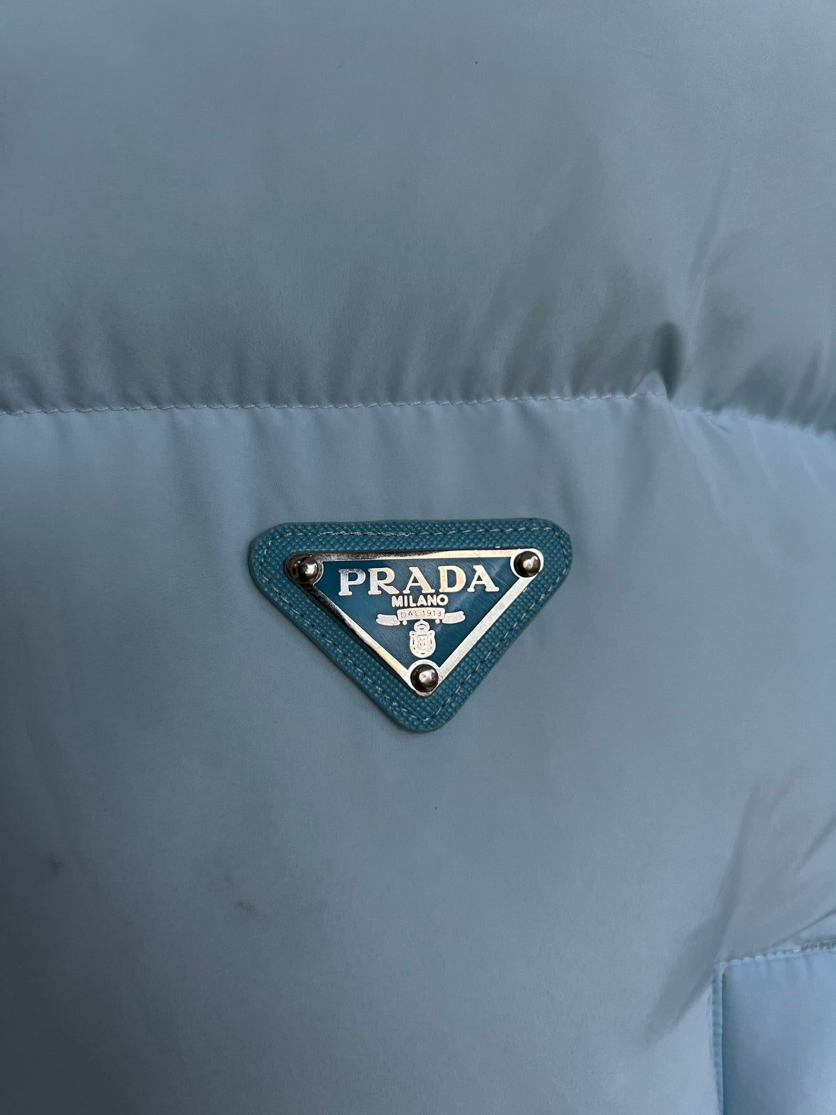Prada Cropped Stand-Collar Puffer Jacket