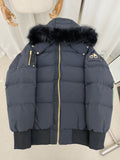 Moose Knuckles Men's Hooded Puffer Bomber Jacket – Style 12