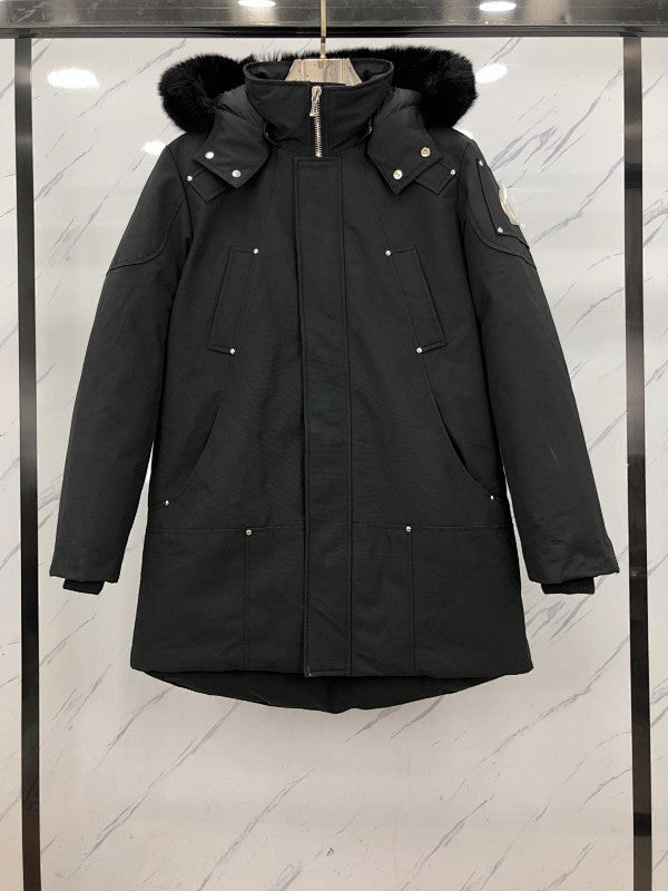 Moose Knuckles Men's Long Hooded Parka