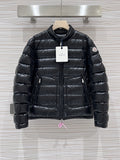 Moncler Acorus Lightweight Stand-Collar Down Jacket - Black