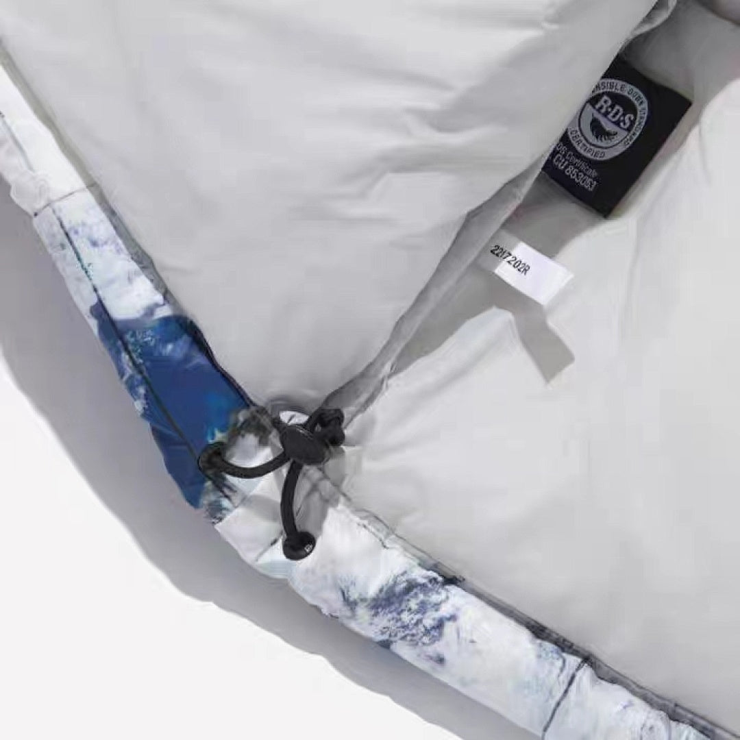 The North Face Earth-Print Puffer Jacket