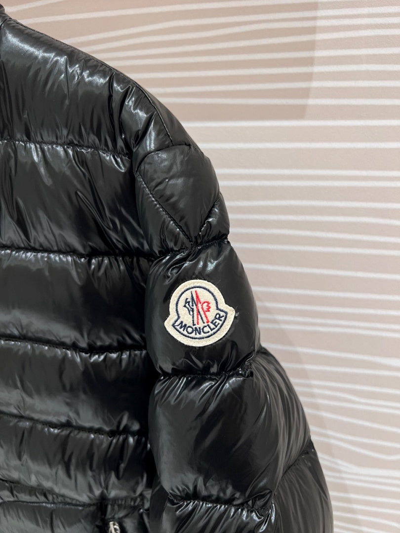 Moncler Acorus Lightweight Stand-Collar Down Jacket - Black