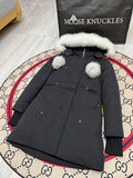 Moose Knuckles Women's Long Hooded Coat – Style 01