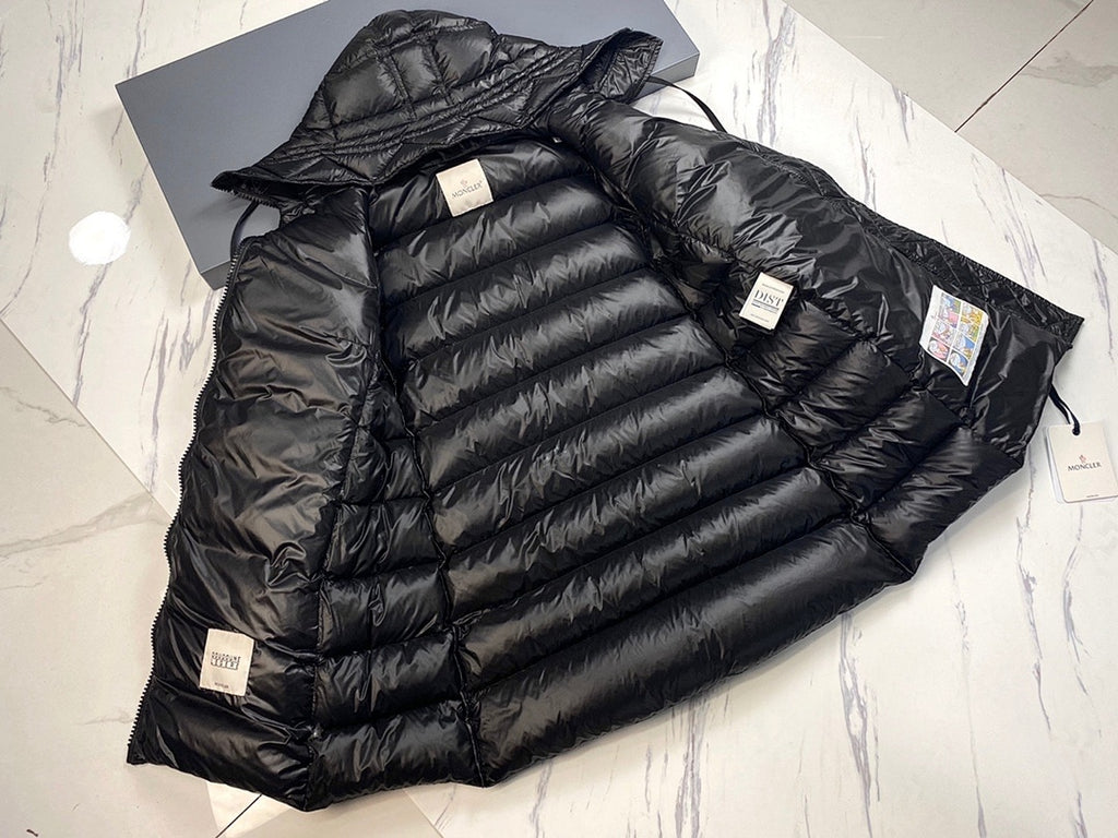 Moncler Long Hooded Down Puffer Coat
