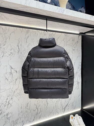 Moncler F055 Unisex Stand-Collar Down Jacket - Black