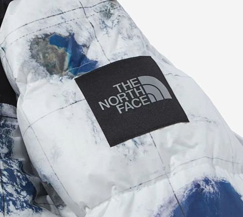 The North Face Earth-Print Puffer Jacket