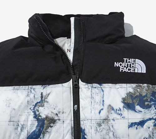 The North Face Earth-Print Puffer Jacket