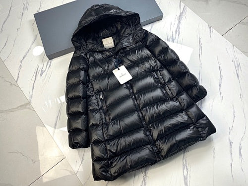 Moncler Long Hooded Down Puffer Coat