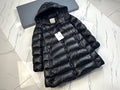 Moncler Long Hooded Down Puffer Coat