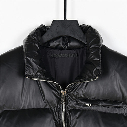 Prada Black Puffer Jacket with Oversized Pockets