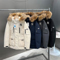 MLB New York Yankees Unisex Fur-Trim Hooded Parka