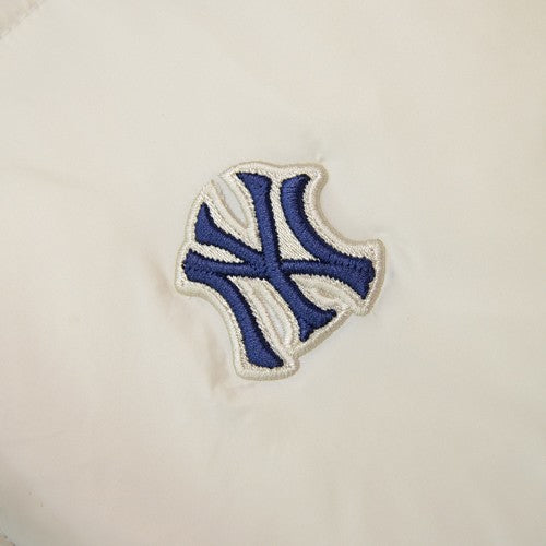 MLB NY Logo Puffer Jacket with Oversized Back Graphic
