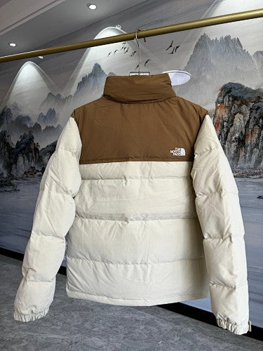 The North Face Color-Block Puffer Jacket with Bold Logo