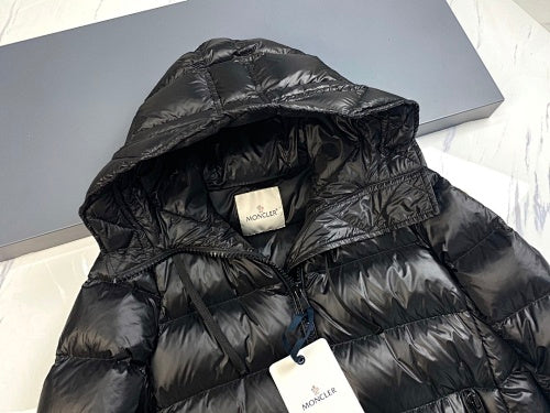 Moncler Long Hooded Down Puffer Coat