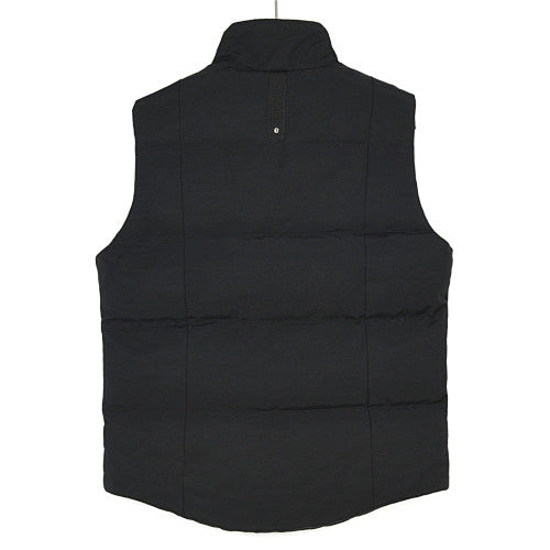 Moose Knuckles 23SS Down Vest with Metal Logo & Studs