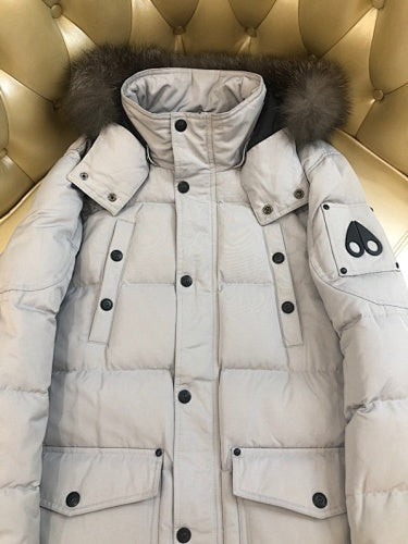 Moose Knuckles Men's Long Hooded Puffer Coat – Style 07