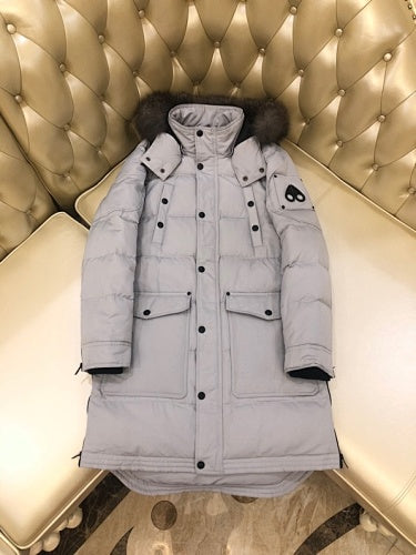 Moose Knuckles Men's Long Hooded Puffer Coat – Style 07