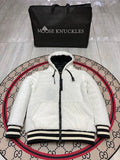 Moose Knuckles Hooded Sherpa-Style Fleece Jacket