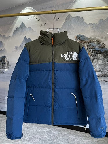 The North Face Color-Block Puffer Jacket with Bold Logo