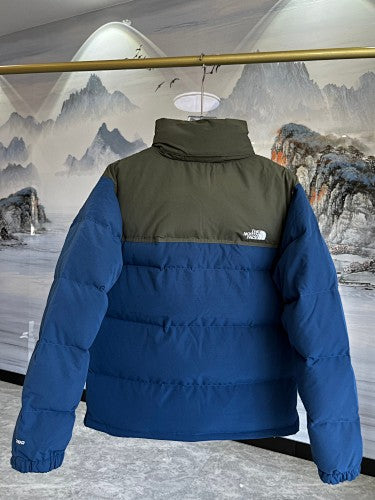 The North Face Color-Block Puffer Jacket with Bold Logo