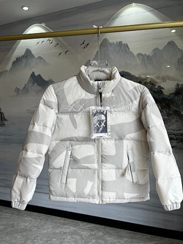 The North Face x KAWS Kids' Abstract-Print Down Puffer Jacket