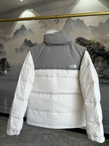 The North Face Color-Block Puffer Jacket with Bold Logo