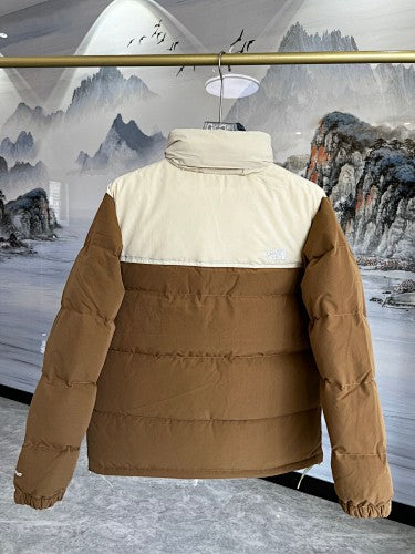 The North Face Color-Block Puffer Jacket with Bold Logo