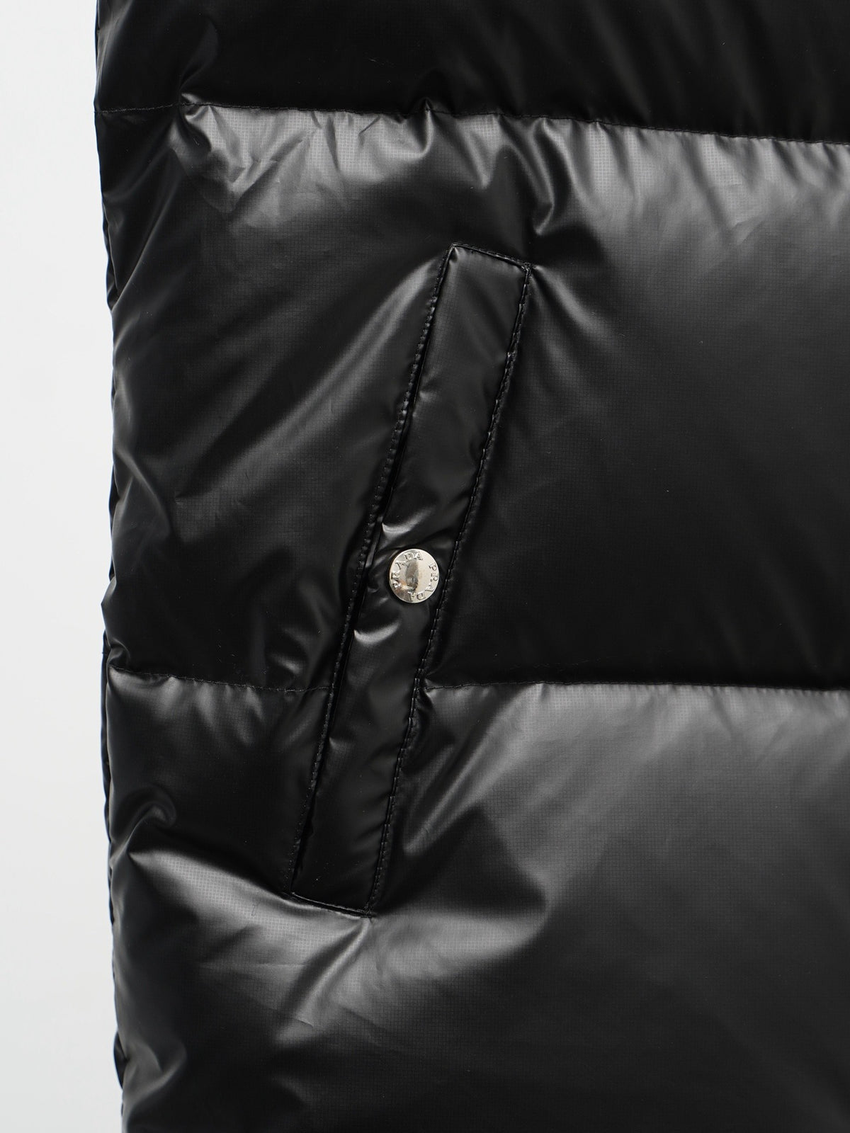 Prada Glossy Quilted Stand-Collar Puffer Vest