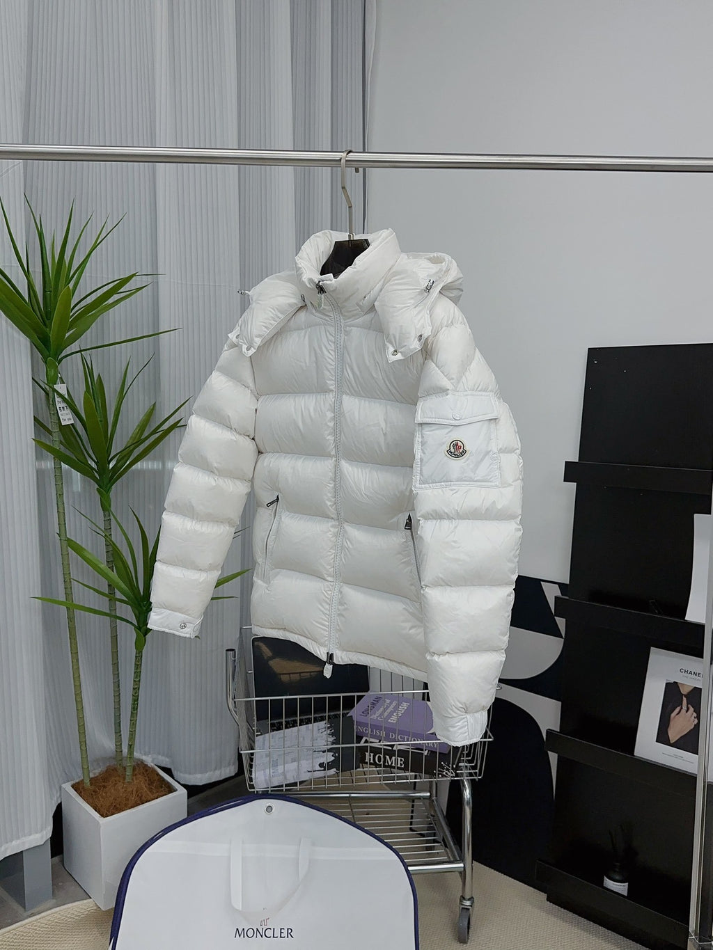 Moncler Maya Hooded Quilted Puffer Jacket
