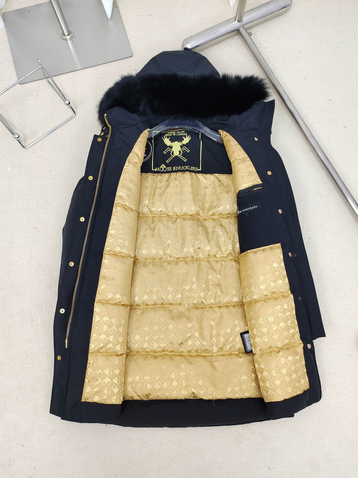 Moose Knuckles Women's Longline Hooded Parka - Style 01