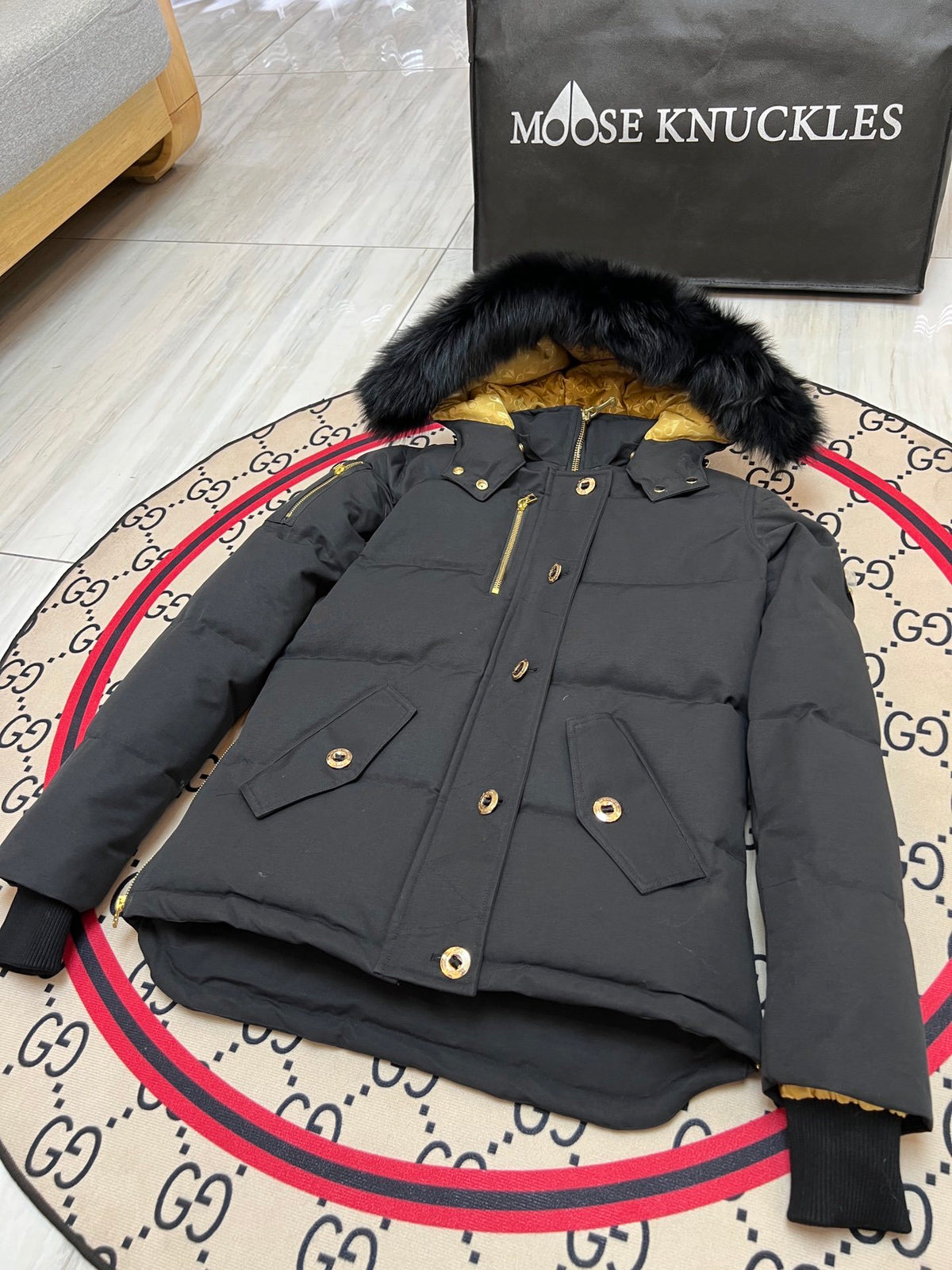 Moose Knuckles Women's Hooded Quilted Jacket - Style 05