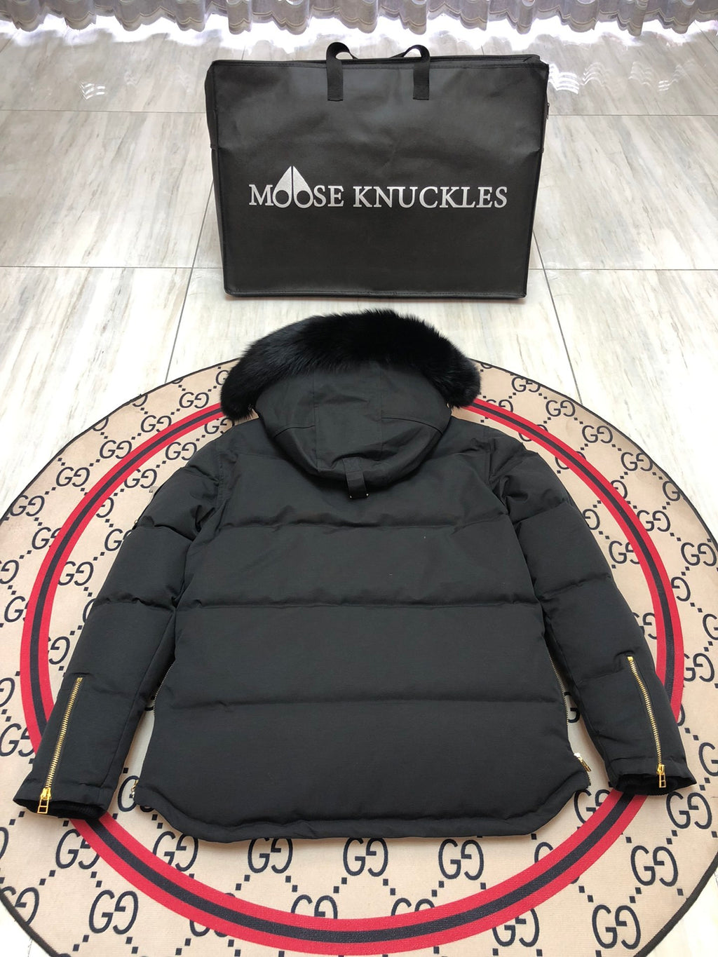 Moose Knuckles Men's Hooded Quilted Jacket - Style 06