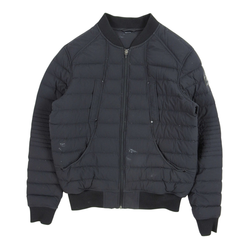 Moose Knuckles Quilted Down Bomber Jacket