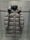Moncler Maya Longline Matte-Finish Puffer Coat
