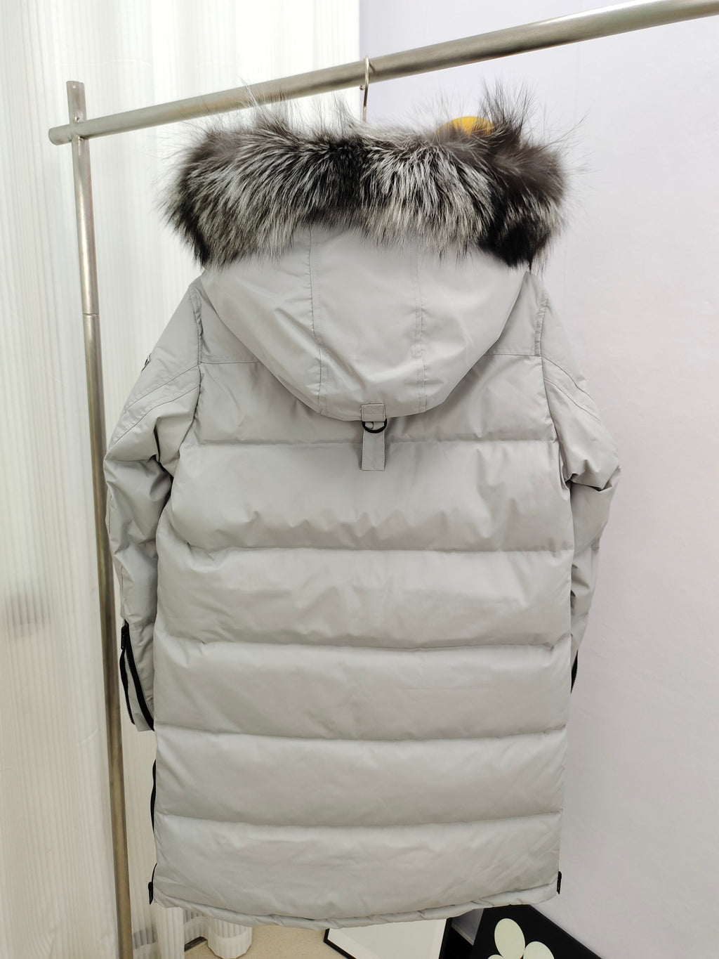 Moose Knuckles Women's Long Fur-Trim Hooded Down Parka