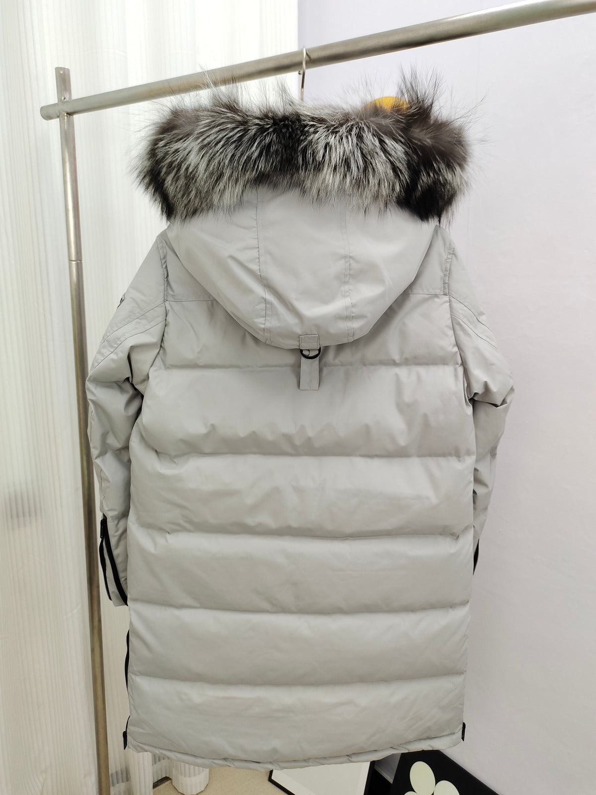 Moose Knuckles Women's Long Fur-Trim Hooded Down Parka