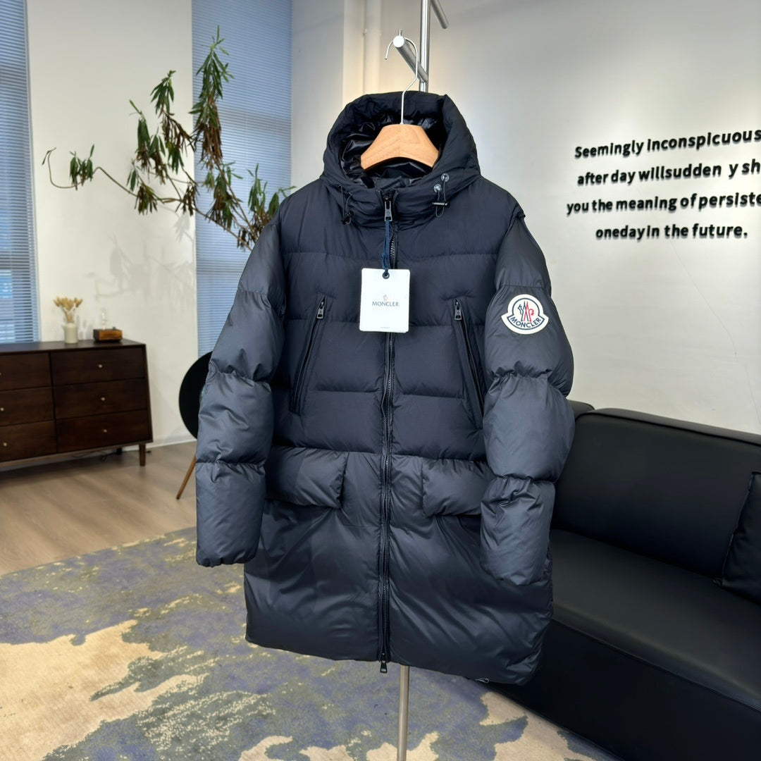 Bosona Oversized Logo Longline Jacket