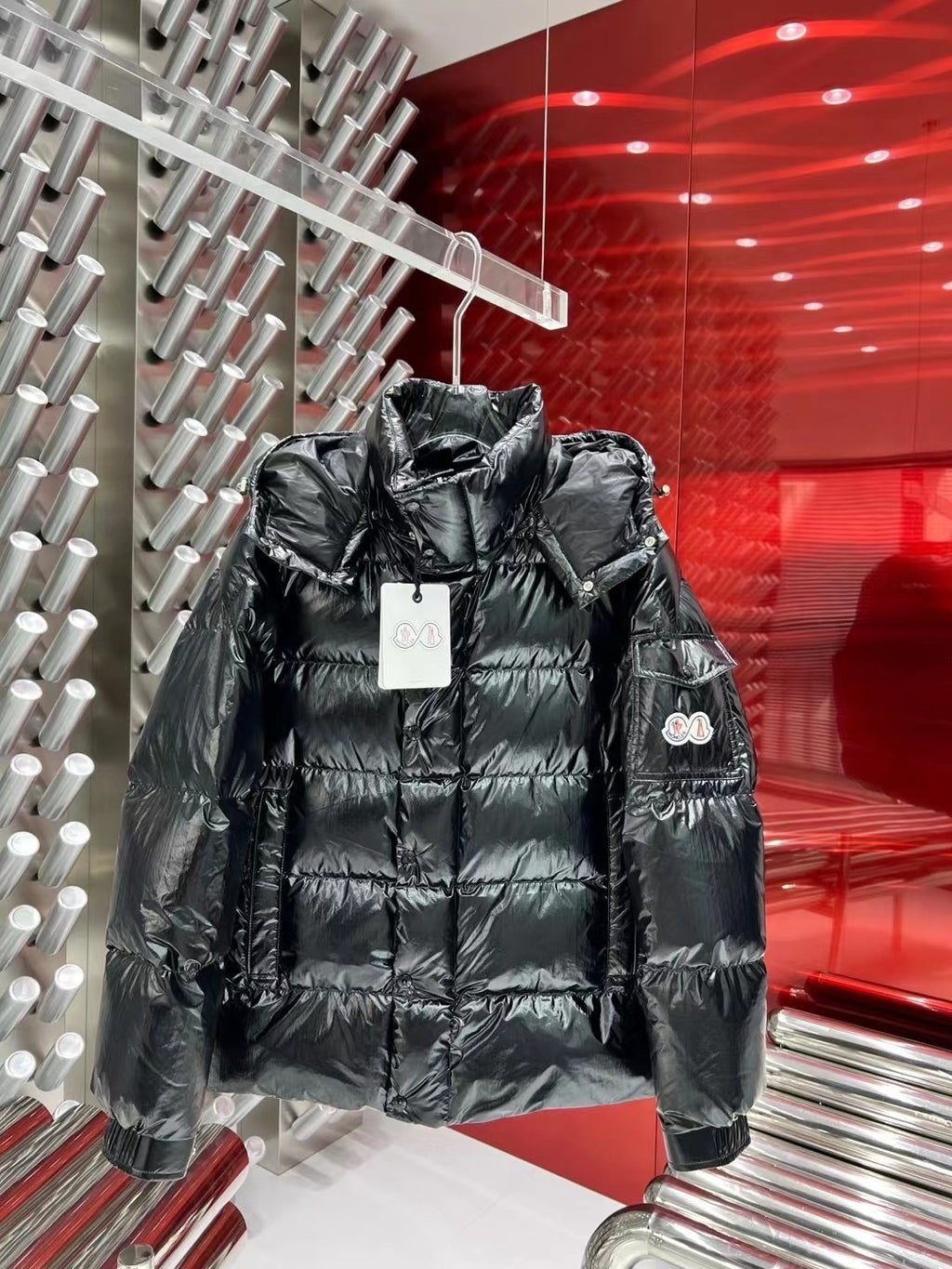 Moncler 70th Anniversary Hooded Quilted Puffer Jacket