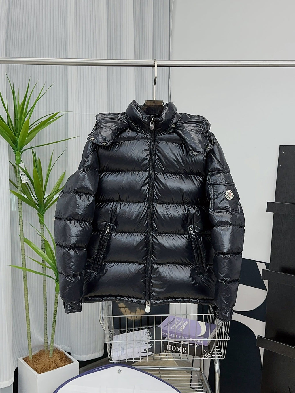 Moncler Maya Hooded Quilted Puffer Jacket