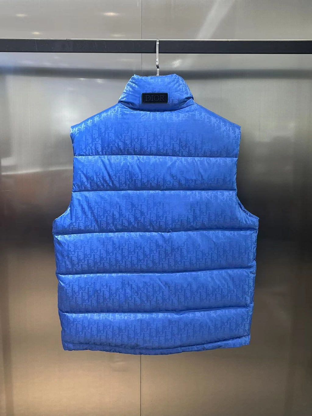 Dior Monogram Quilted Stand-Collar Puffer Vest