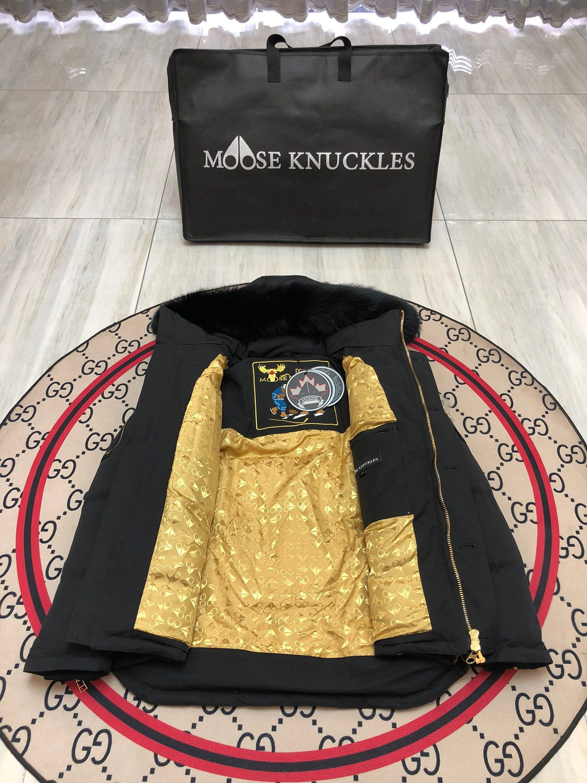Moose Knuckles Men's Hooded Quilted Jacket - Style 06