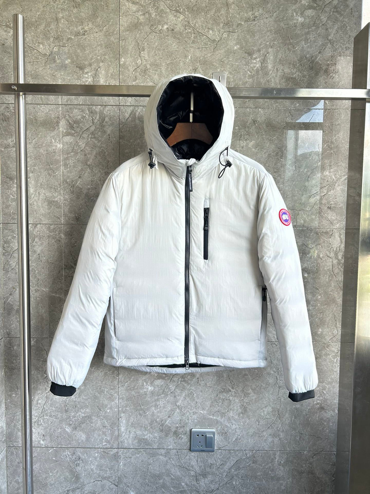 Canada Goose Quilted Hooded Zip-Up Jacket - Style 5078