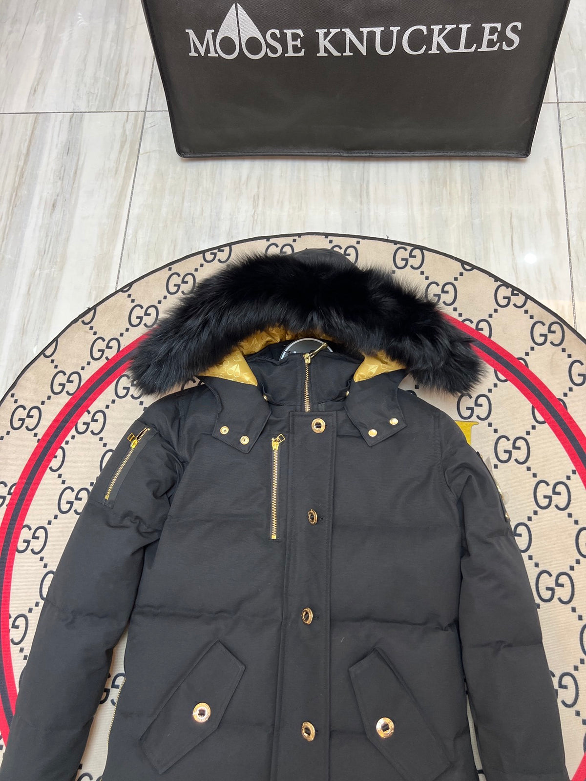 Moose Knuckles Women's Hooded Quilted Jacket - Style 05