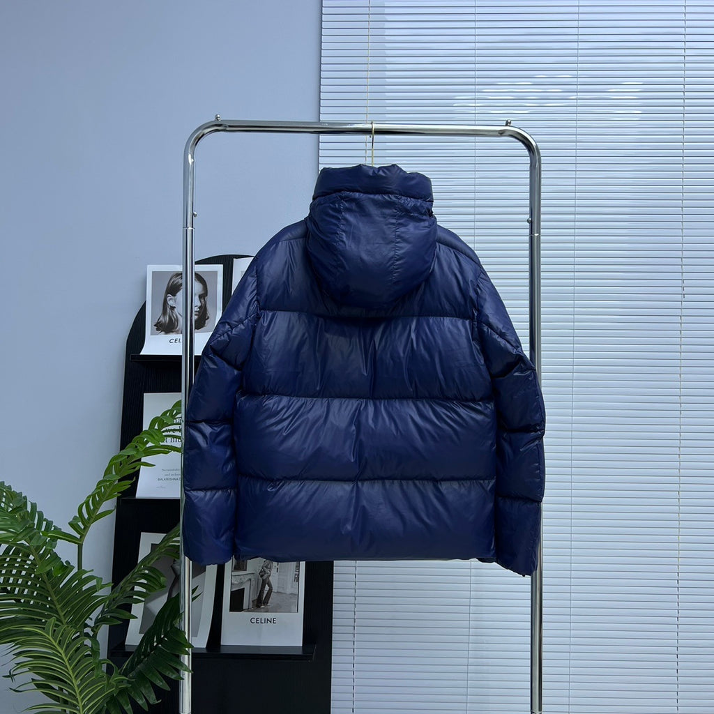 Canada Goose Crofton Silver Hooded Down Jacket
