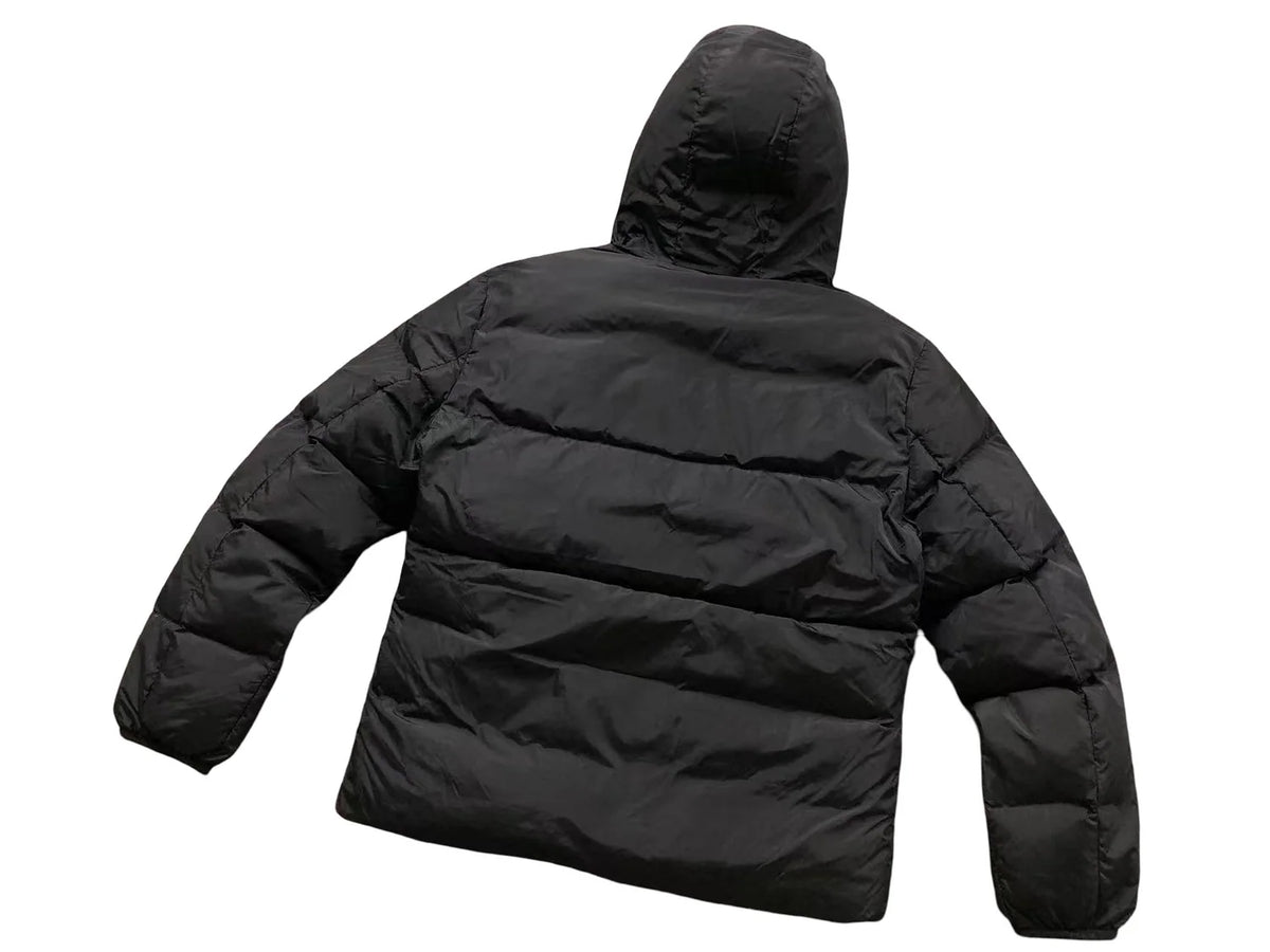Moncler Maya Logo-Trim Hooded Puffer Jacket