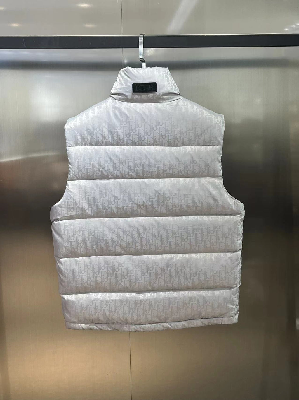 Dior Monogram Quilted Stand-Collar Puffer Vest