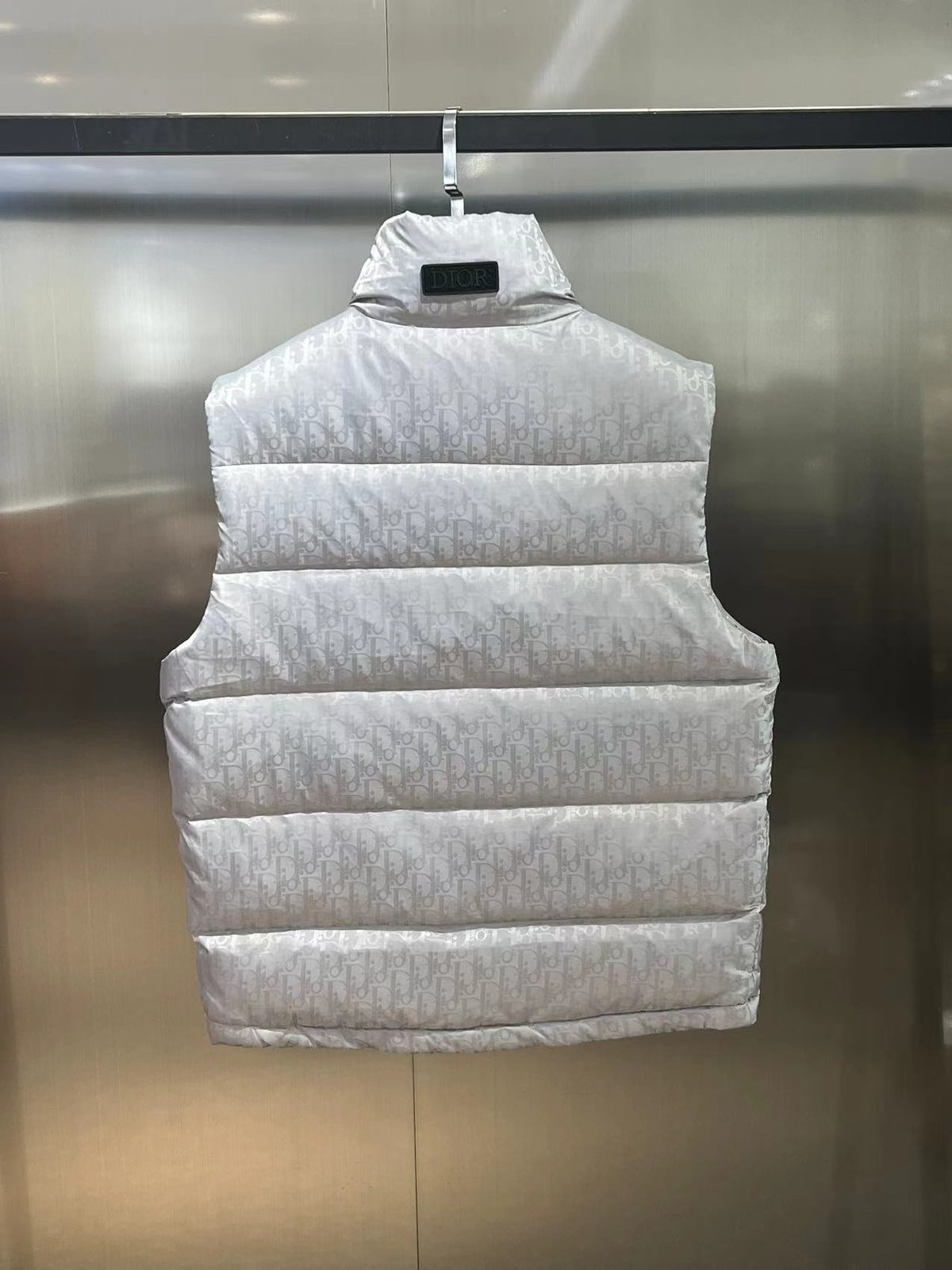 Dior Monogram Quilted Stand-Collar Puffer Vest