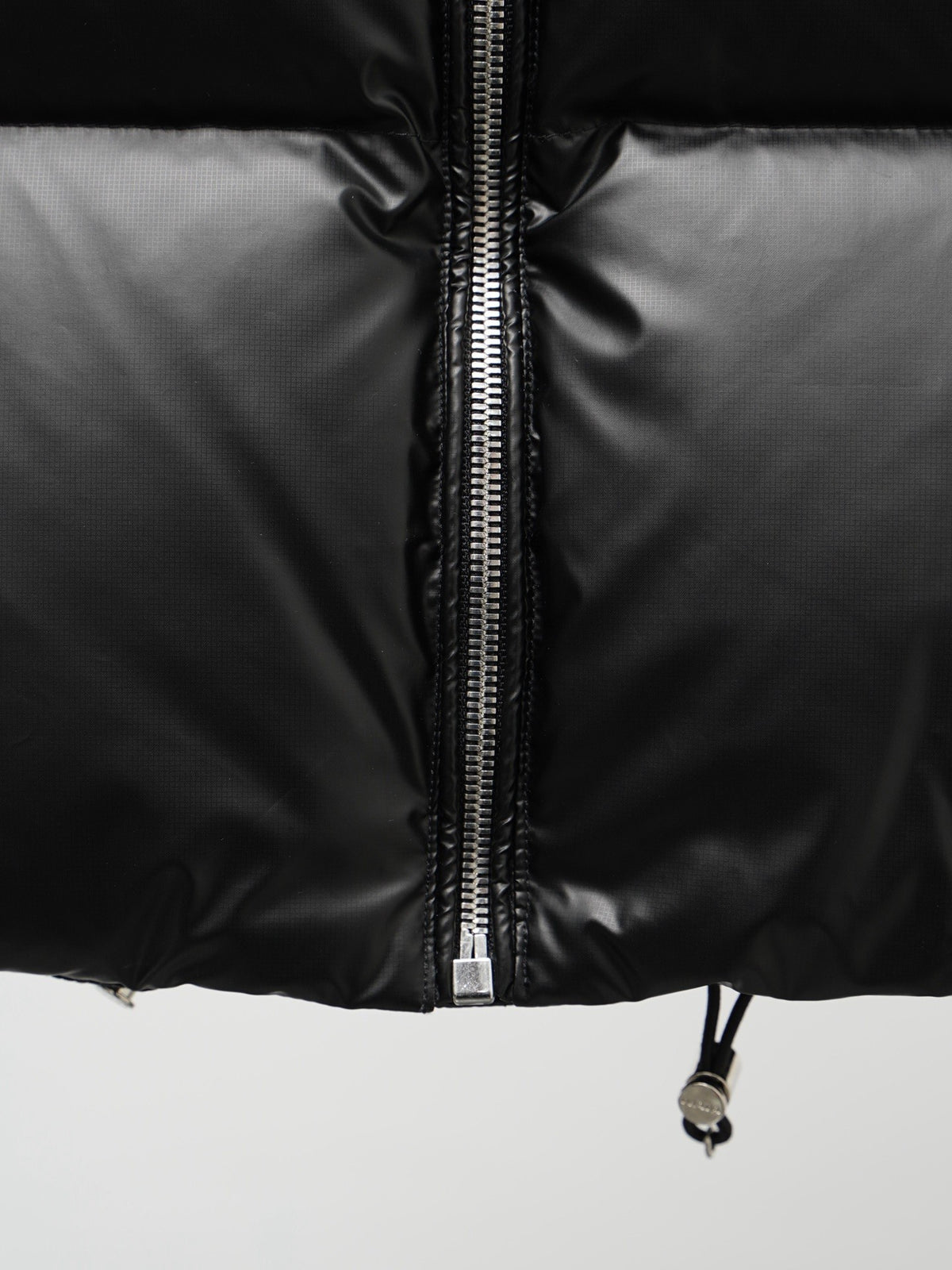 Prada Glossy Quilted Stand-Collar Puffer Vest